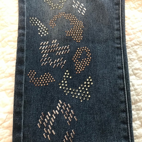 DG2 5-pocket jeans with silver, gold & copper bling —virtual stretch (16P) - Picture 14 of 16